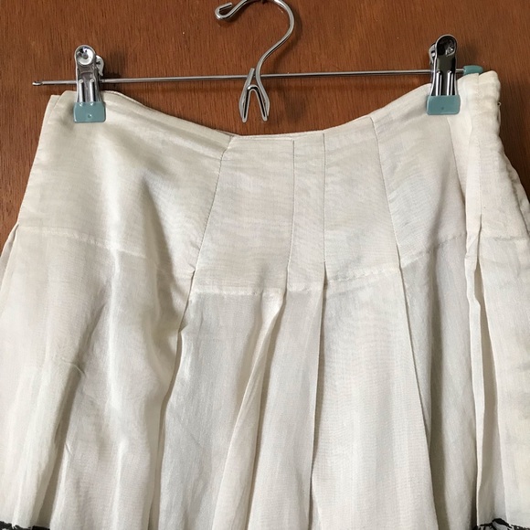 NWOT Body by Victoria Cotton Silk Voile Midi Skirt - Size 4 - Picture 4 of 7